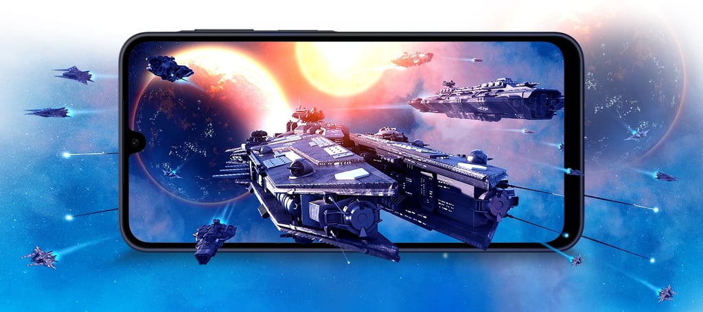 Galaxy A17 화면으로 게임 플레이