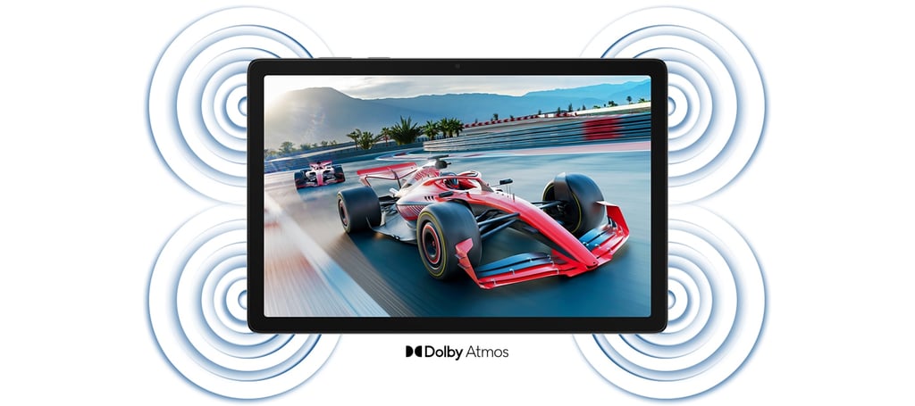 Galaxy Tab A11+ 쿼드 스피커로 즐기는 레이싱 게임