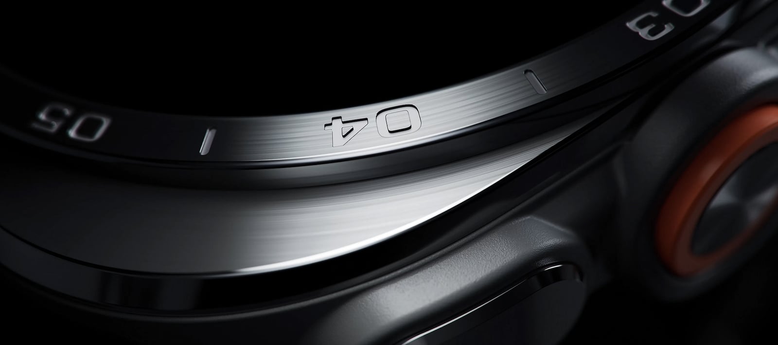 Galaxy Watch Ultra2 티타늄 베젤 근접
