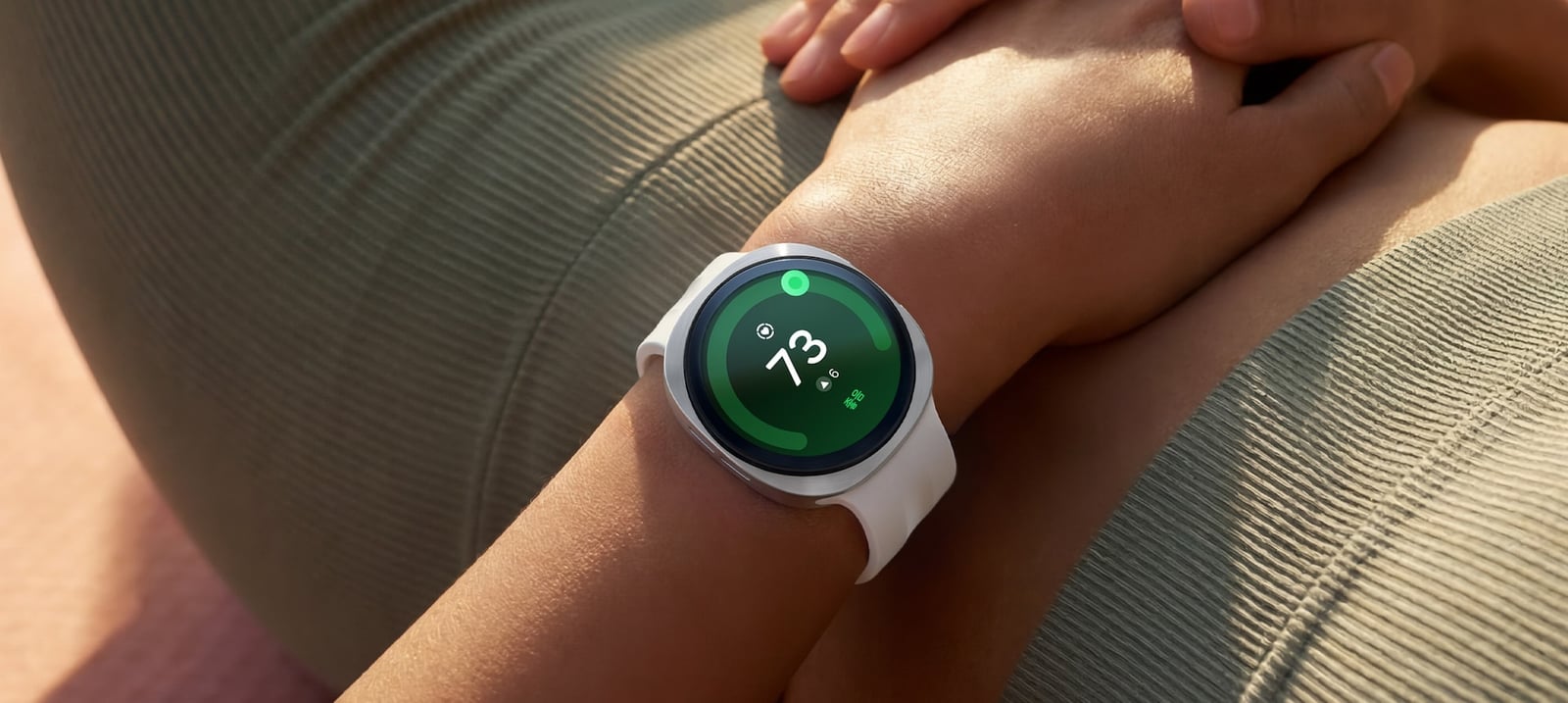 손목 위 Galaxy Watch9 심장 건강 점수 화면